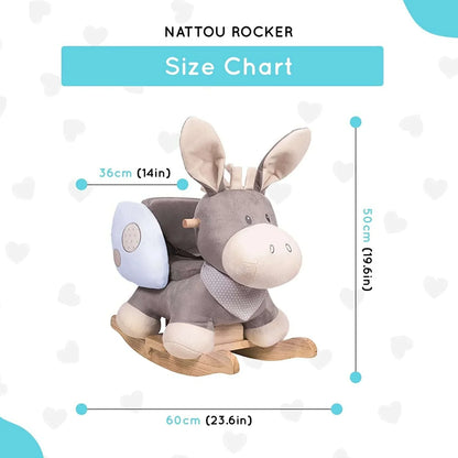 Nattou Cappuccino Donkey Rocker