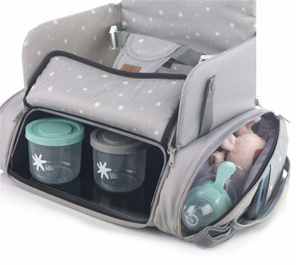 Jane Avant Travel Highchair with Storage, Sesame