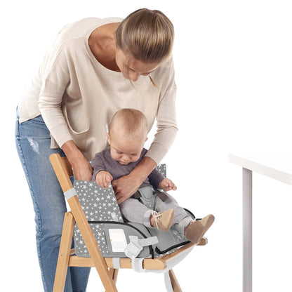 Jane Avant Travel Highchair with Storage, Sesame