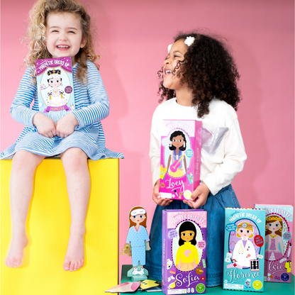 Wooden Magnetic Dress Up Doll - Charlotte