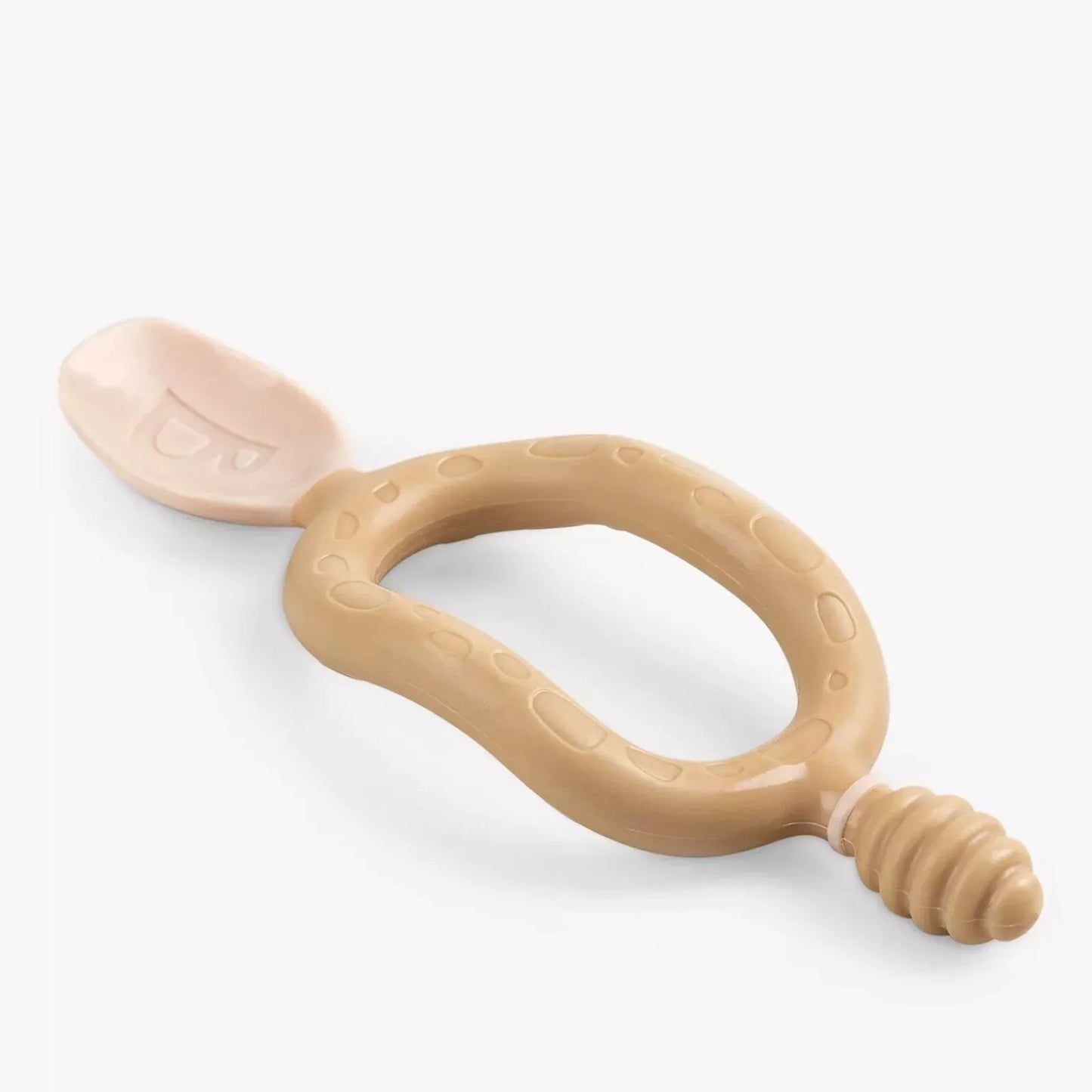 Cuillères de sevrage Bibado Dippit pour bébés de 6 mois et plus, lot de 2 - Fauve