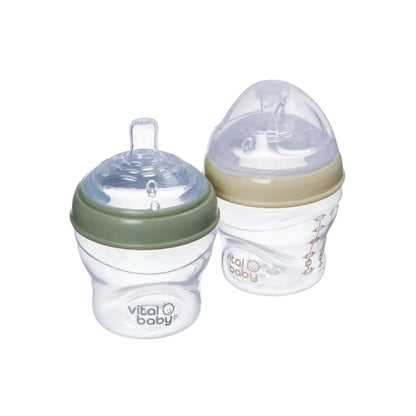 Vital Baby Nurture Breast Like Feeding Bottle 150ml Pack of 2
