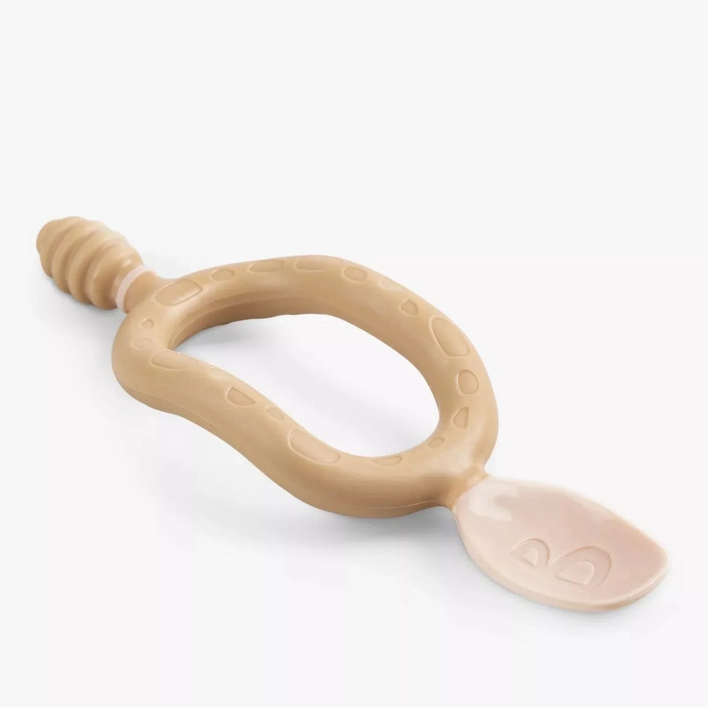 Cuillères de sevrage Bibado Dippit pour bébés de 6 mois et plus, lot de 2 - Fauve