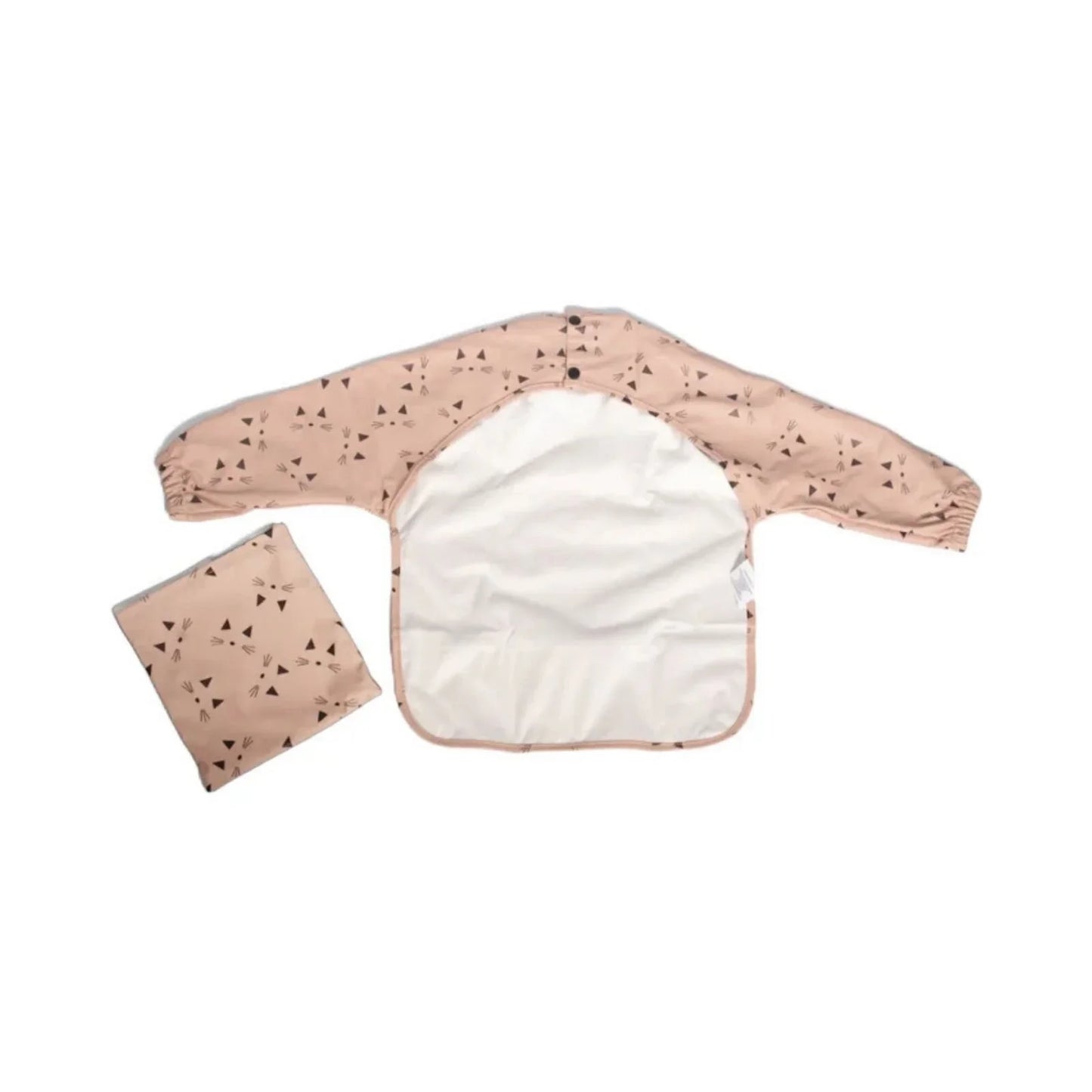 BLW Essentials Waterproof Long Sleeved Coverall Bib - Pink