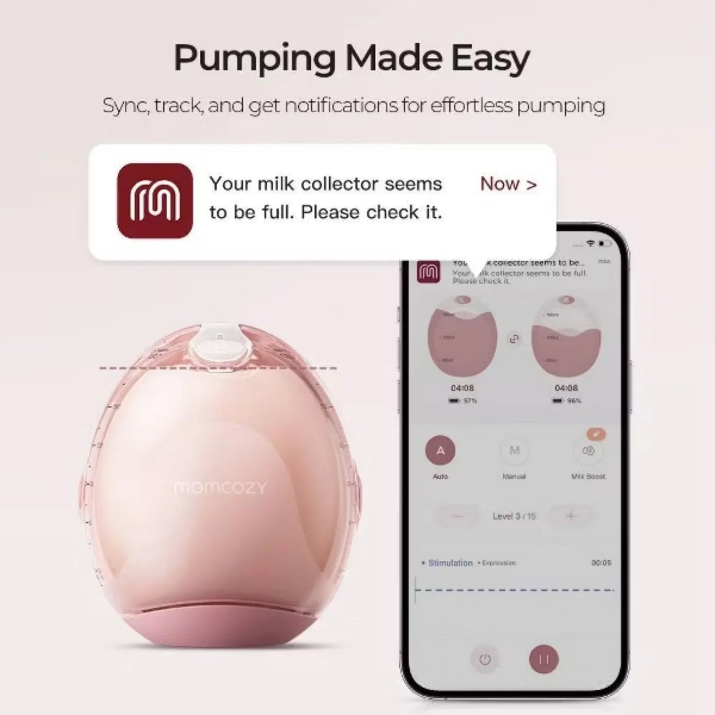 Momcozy Air 1 Ultra-Slim Double Breast Pump