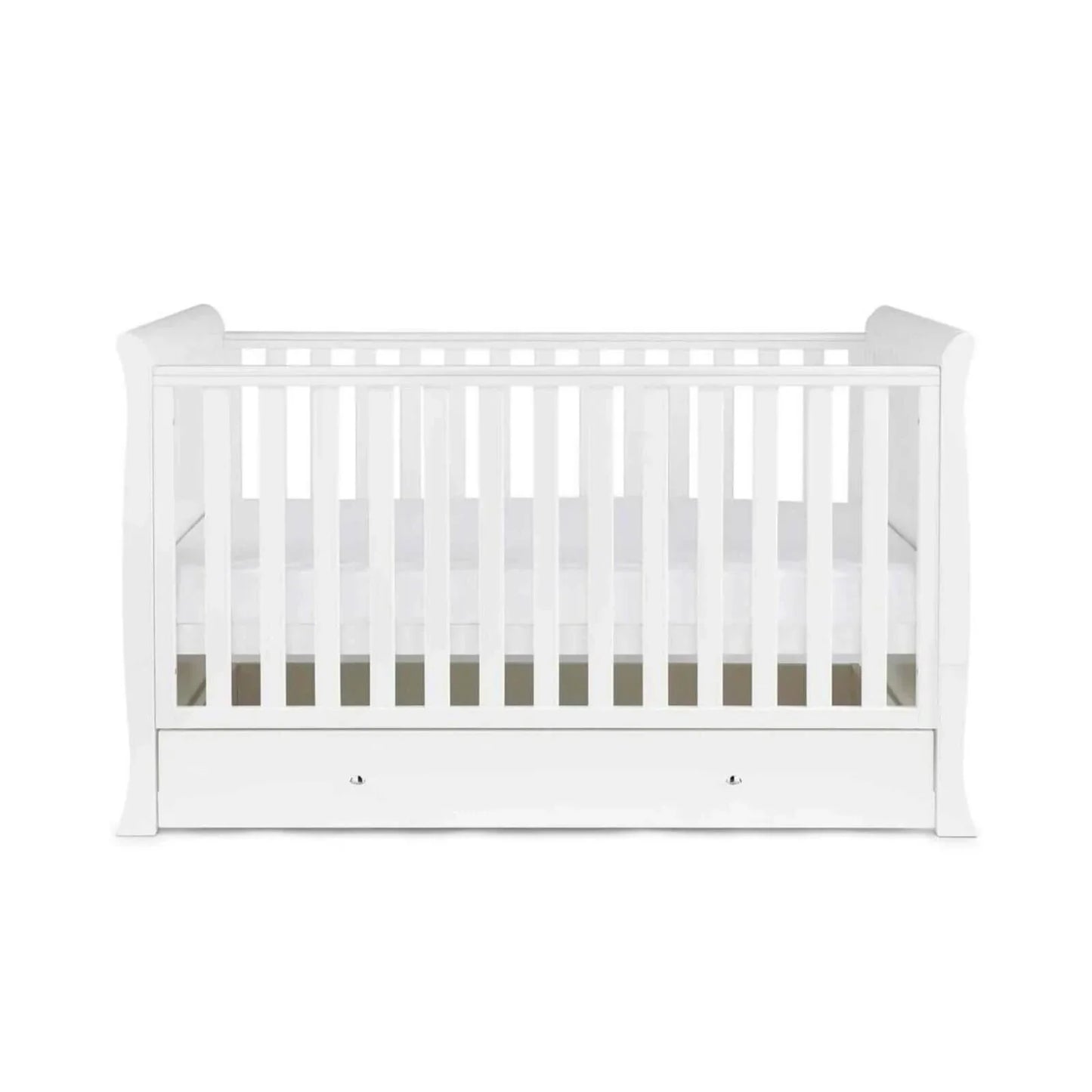 Ickle Bubba Snowdon Classic 2 Piece Furniture Set White - Premium Pocket Sprung Mattress