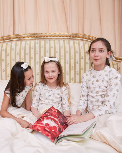 Atelier Choux Girls Carousel T-Shirt in White