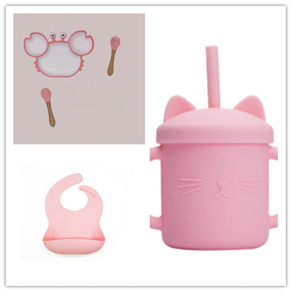 GoofyCub Silicone Baby Plate - Non-Slip Suction Bowl for Toddlers