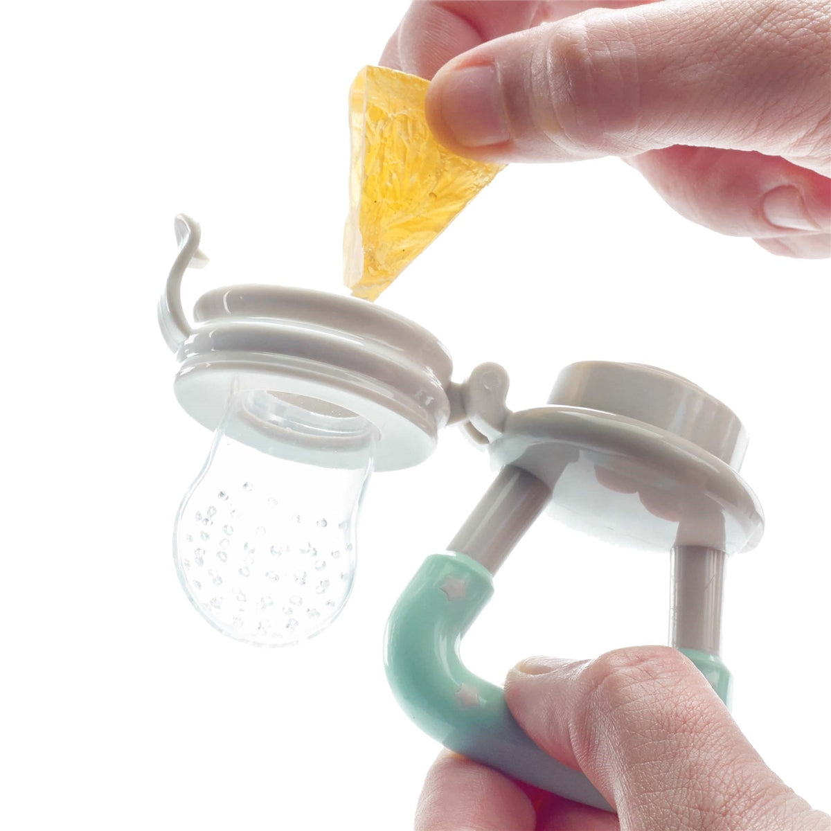 Jane Anti-Choking Feeder with Silicone and Net Teat, Mint