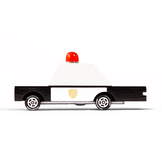 Candylab Wooden Diecast Candycar Shewiff Police Car