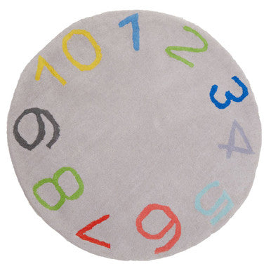 Kids Round Number Rug | Kids Rugs
