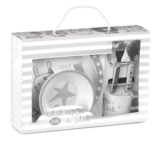 Jane 6 Piece Stars Microwave Feeding Set