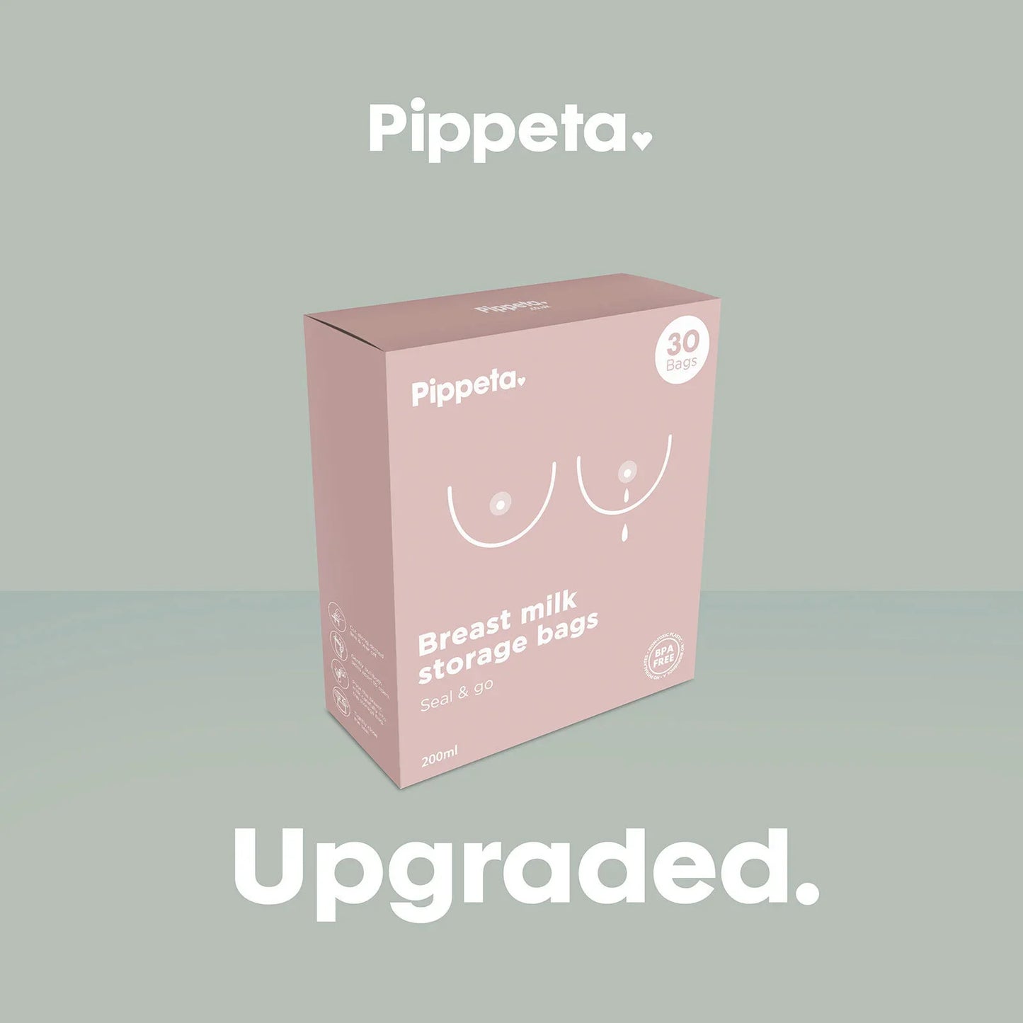 Sachets de conservation de lait maternel Pippeta, lot de 30