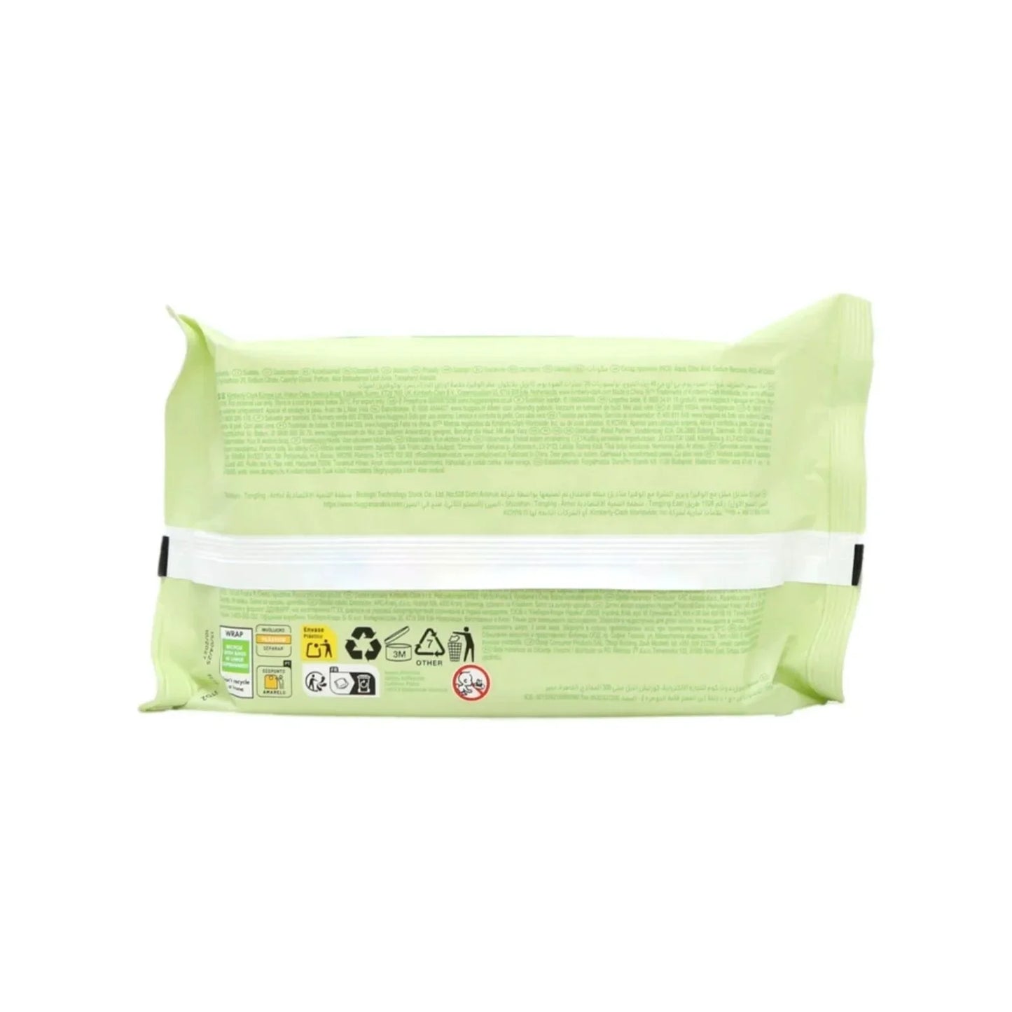 Lingettes pour bébé Huggies Natural Care sans plastique, paquet de 48