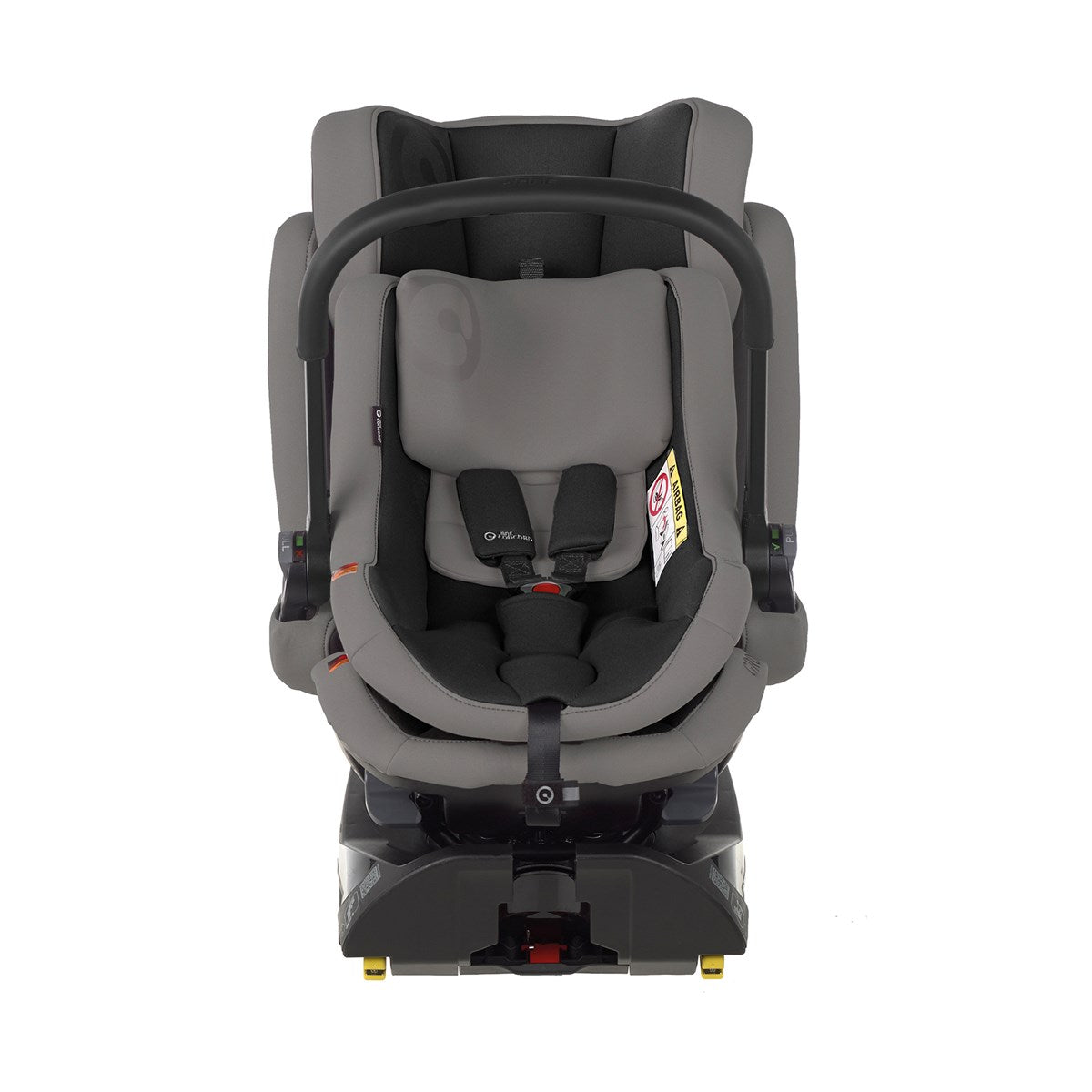 Jane Groowy + Nest i-Size Car Seat Combination 40-150cm, 0-12 Years, Matt Black