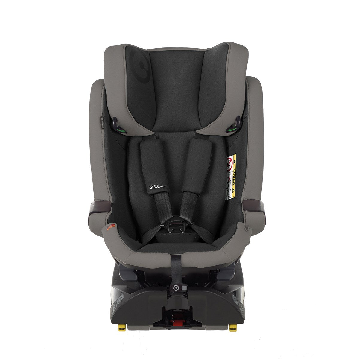 Jane Groowy + Nest i-Size Car Seat Combination 40-150cm, 0-12 Years, Matt Black