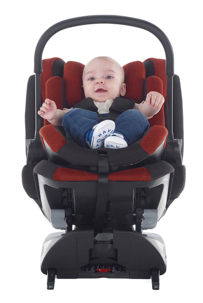 Jane Groowy + Nest i-Size Car Seat Combination 40-150cm, 0-12 Years, Matt Black