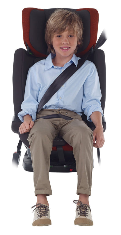 Jane Groowy + Nest i-Size Car Seat Combination 40-150cm, 0-12 Years, Matt Black