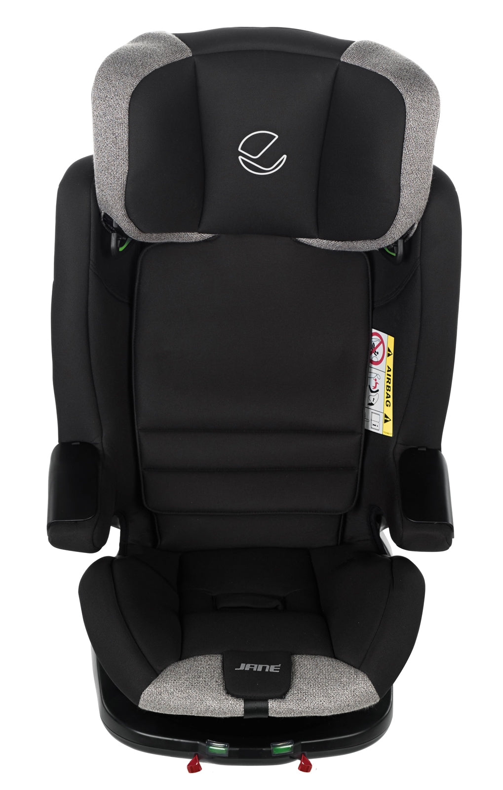 Jane Groowy + Nest i-Size Car Seat Combination 40-150cm, 0-12 Years, Matt Black