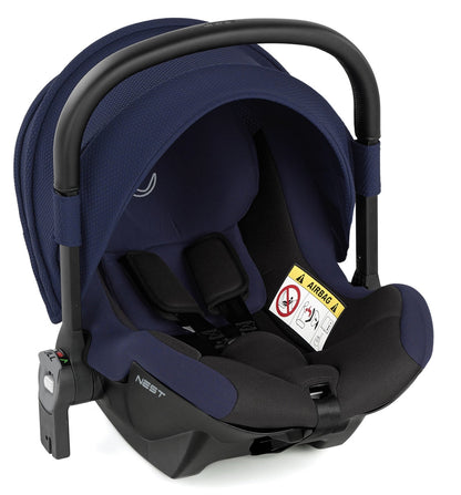 Jane Groowy + Nest i-Size Car Seat Combination 40-150cm, 0-12 Years, Matt Black
