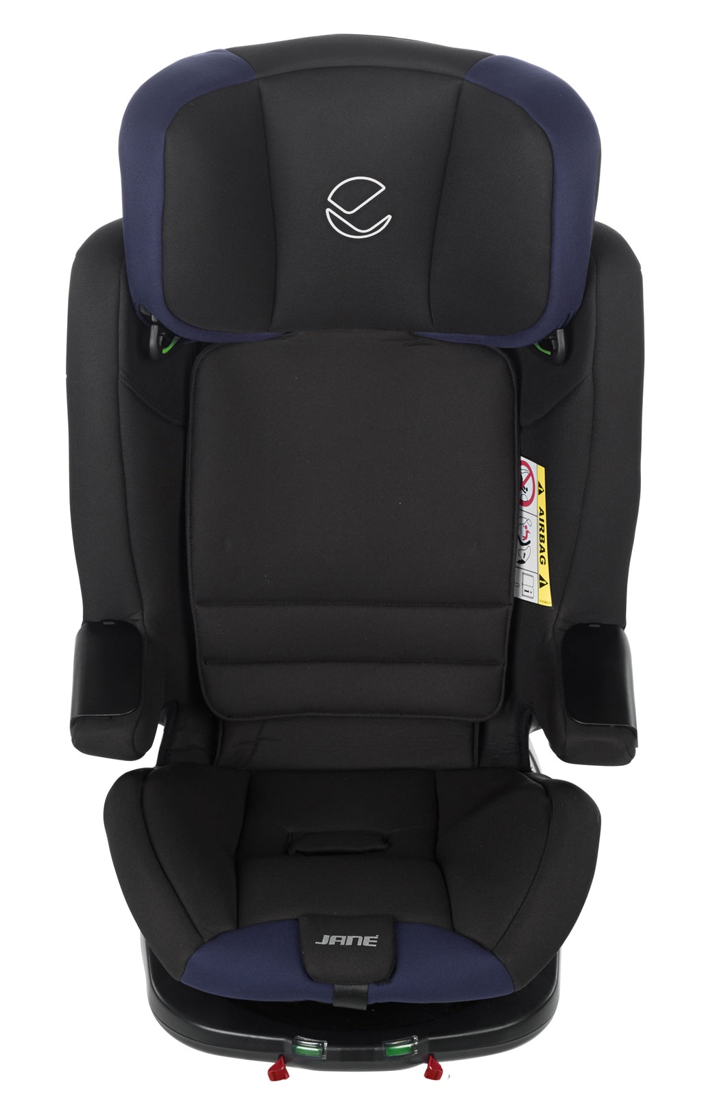 Jane Groowy + Nest i-Size Car Seat Combination 40-150cm, 0-12 Years, Matt Black