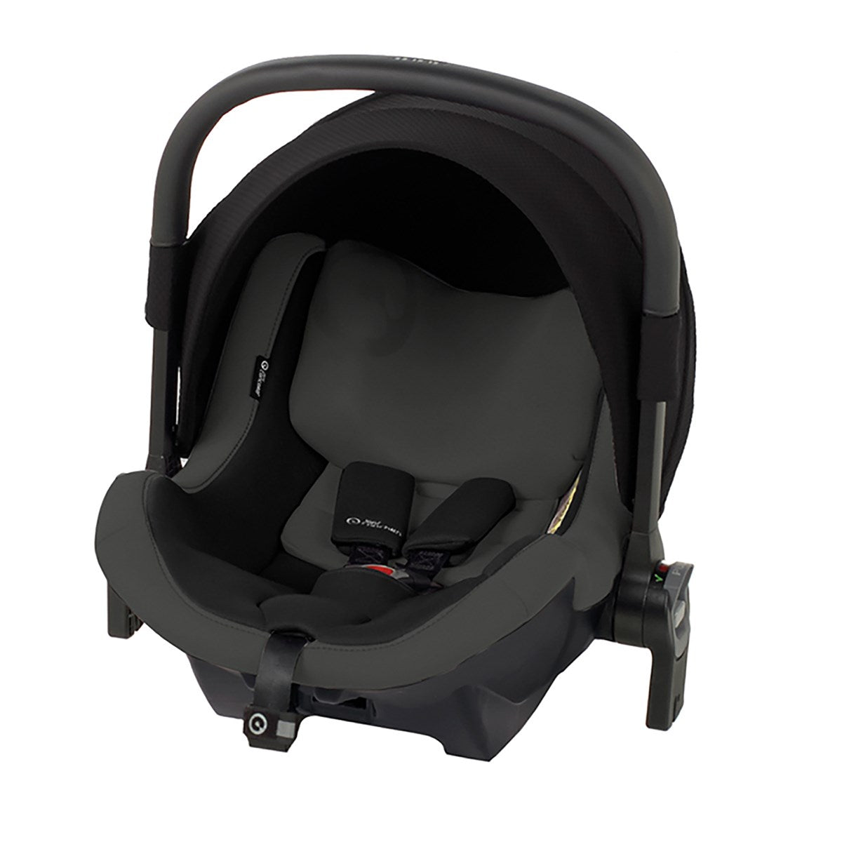 Jane Groowy + Nest i-Size Car Seat Combination 40-150cm, 0-12 Years, Matt Black