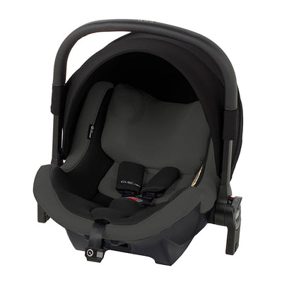 Jane Groowy + Nest i-Size Car Seat Combination 40-150cm, 0-12 Years, Matt Black