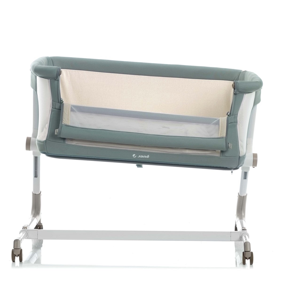 Jane Baby Side Crib + 4 Piece Bedding Set & Safety Mattress, Star 2026