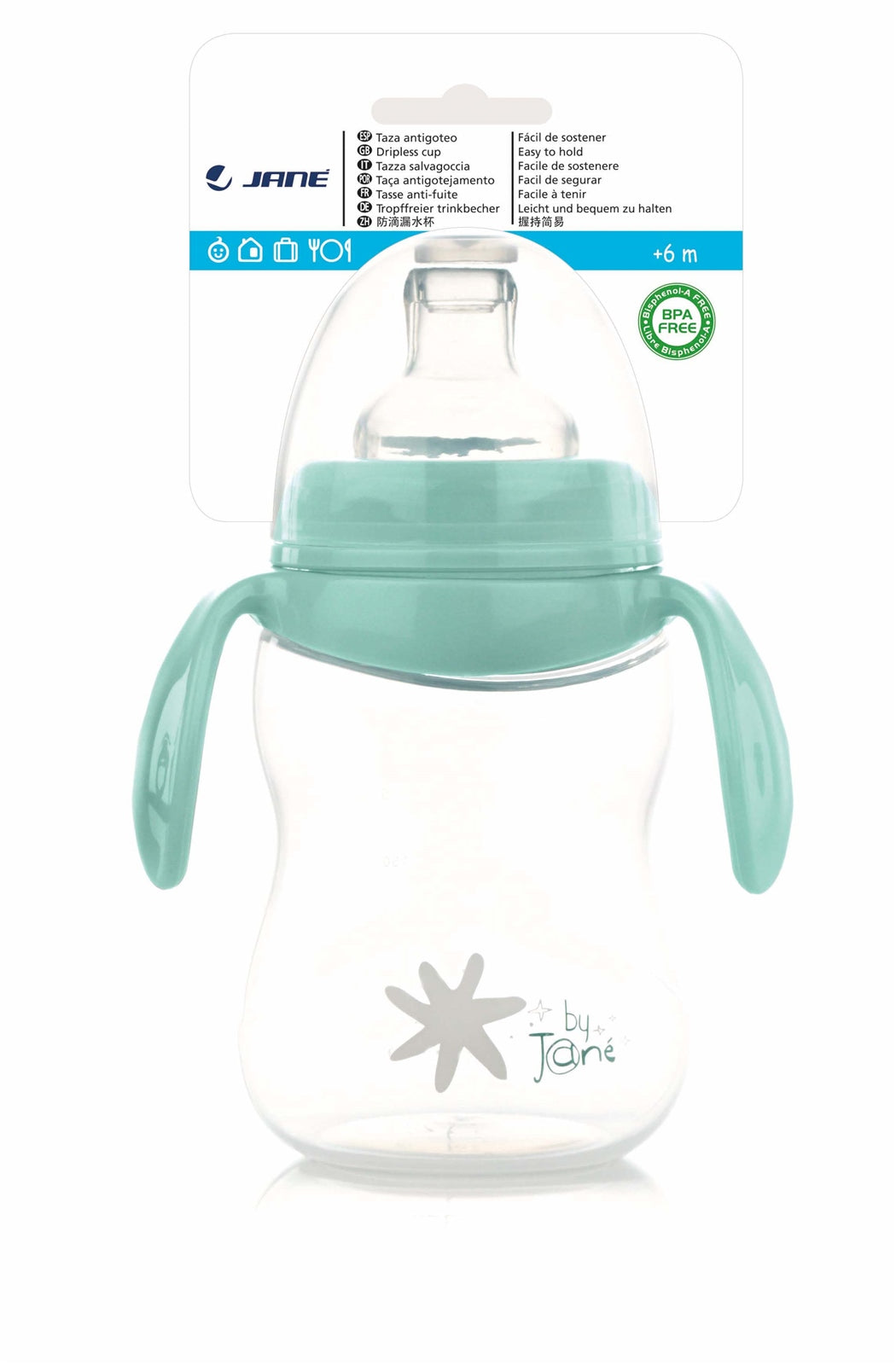 Jane Anti-Drip Cup 300ml, Mint