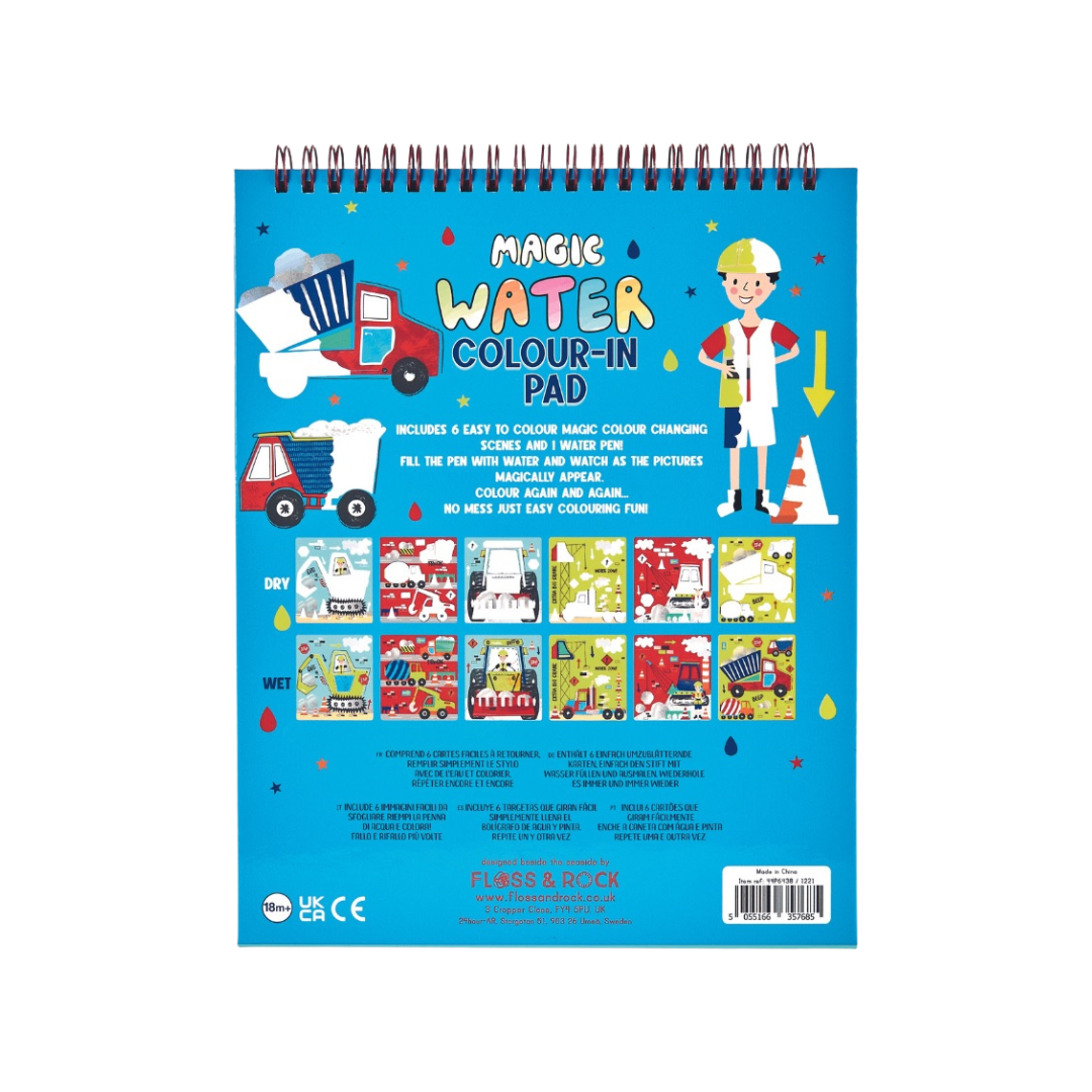 Magic Colour Changing Watercard Easel and Pen - Construction