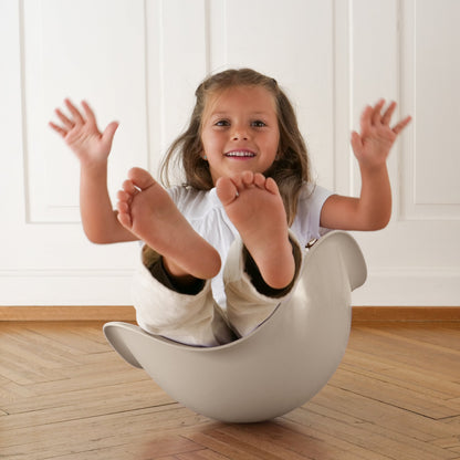 Spin, Balance & Play Sensory Toy Bilibo Beige by MOLUK