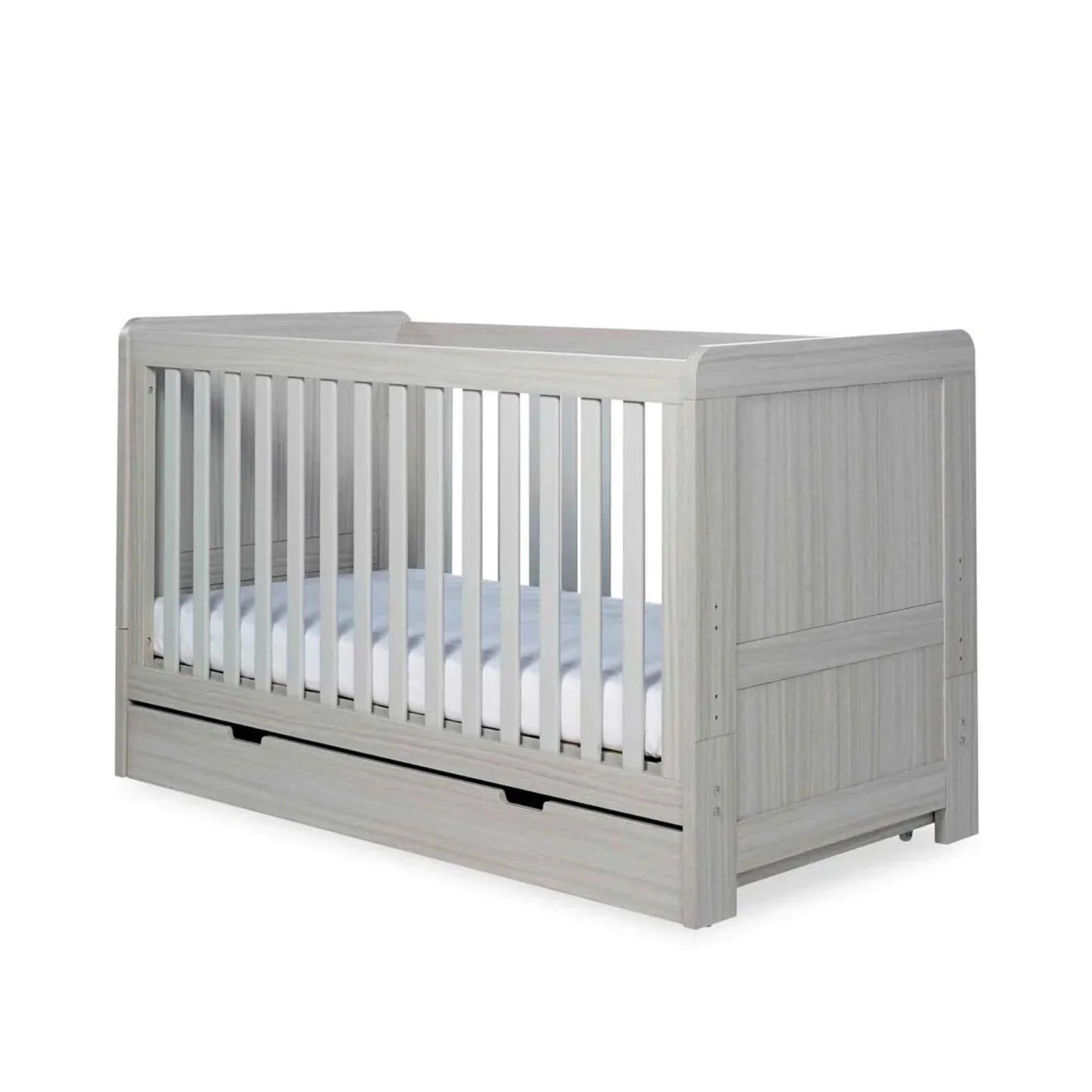 Ickle Bubba Pembrey Furniture Set Under Drawer Ash Grey 3 pcs - Premium Sprung Mattress