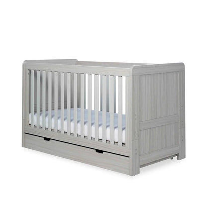 Ickle Bubba Pembrey Furniture Set Under Drawer Ash Grey 3 pcs - Premium Sprung Mattress