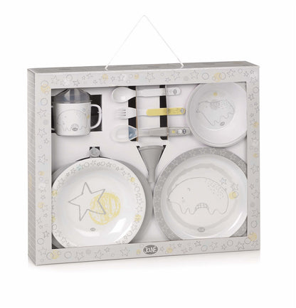 Jane 10-piece Toddler Crockery Set with Thermal Dish