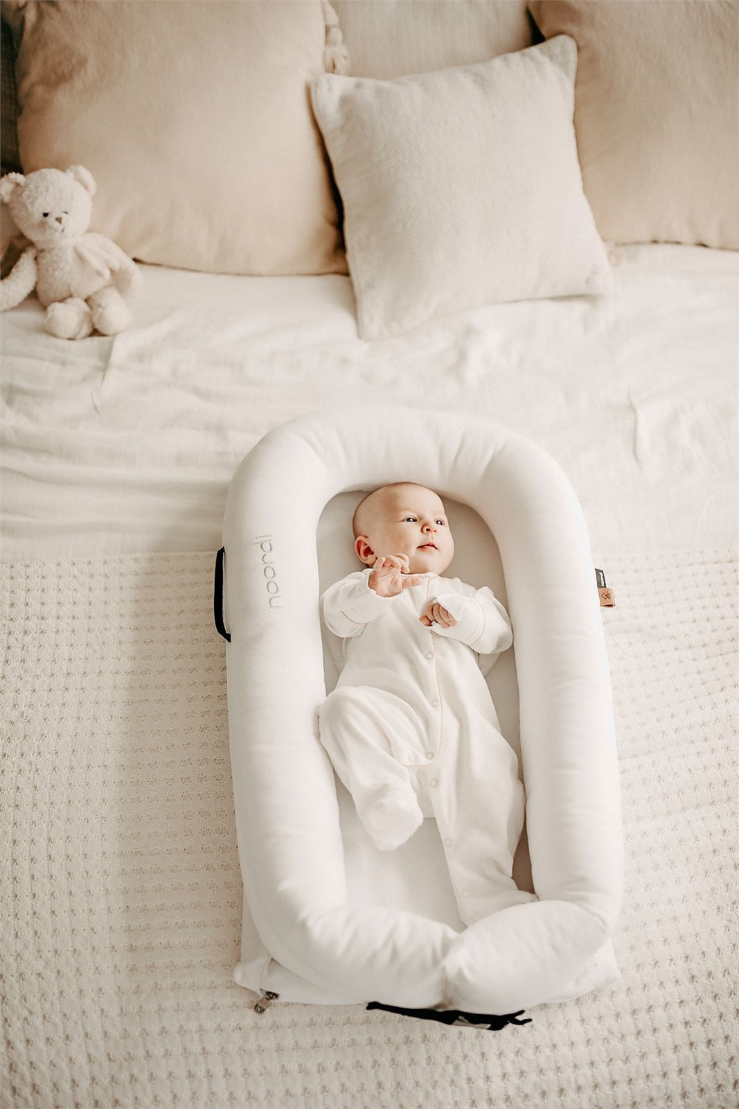 Noordi 2in1 Baby Nest & Maternity Pillow – Pregnancy to Baby Sleep Support