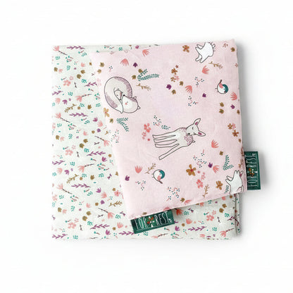 Meadowlands Organic Cotton Toddler 3 Piece All-in-One 4.0 Tog Quilt Bedding Set with Bumper