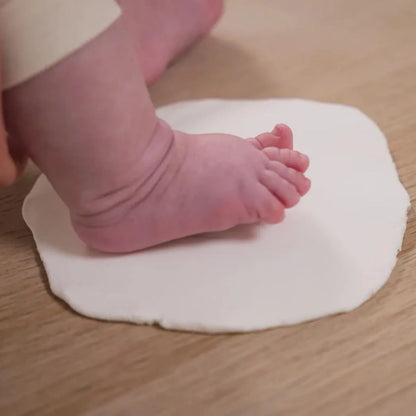 Cadre puzzle Petit Artichaut avec empreintes de mains et de pieds - Olivier