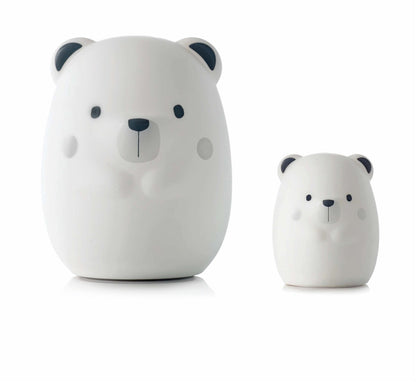 Jane Yum Bear Big Silicone Night Light – Rechargeable, Colour-Changing Sensory Lamp