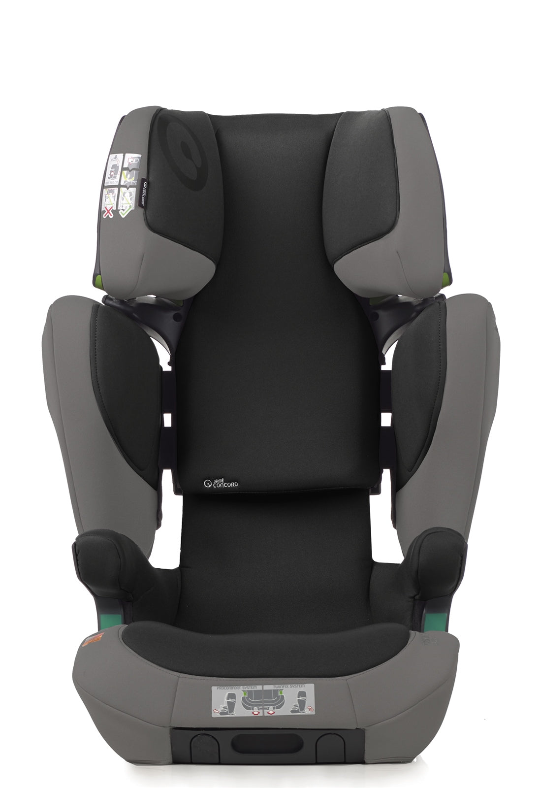 Jane Concord Transformer iPlus i-Size Car Seat, 100-150cm, 3.5-12 Years, Mars Gray