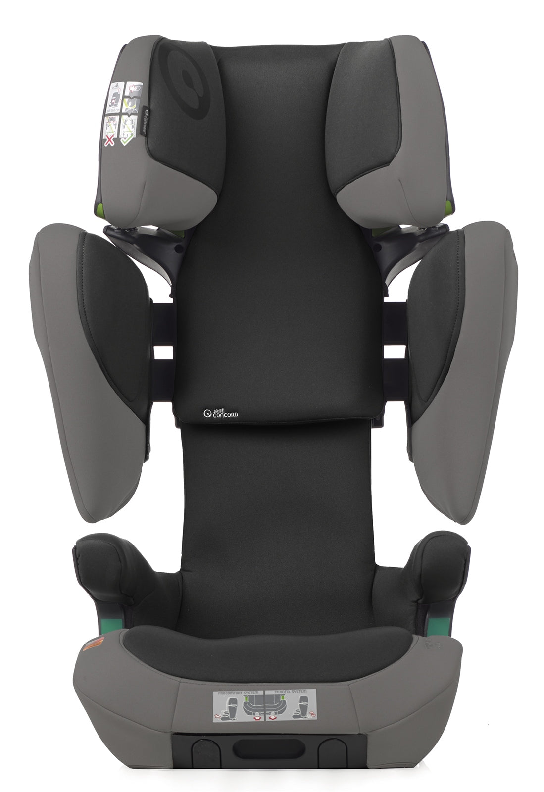 Jane Concord Transformer iPlus i-Size Car Seat, 100-150cm, 3.5-12 Years, Mars Gray