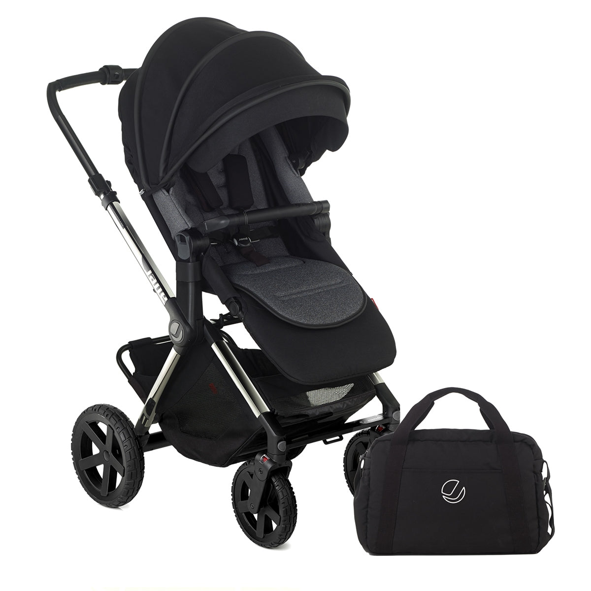Jane Crosslight Pro Pushchair, Special Edition Silver Shadow