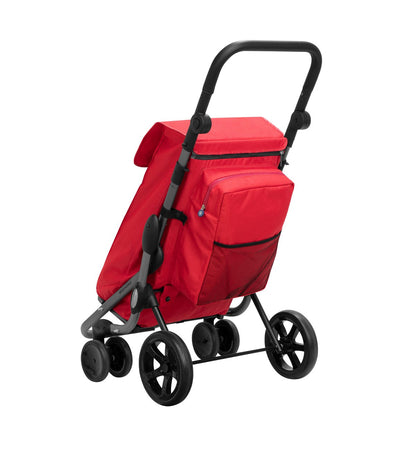 Playmarket Go Plus Premium Folding Shopping Trolley with Thermal Bag – 53.5L
