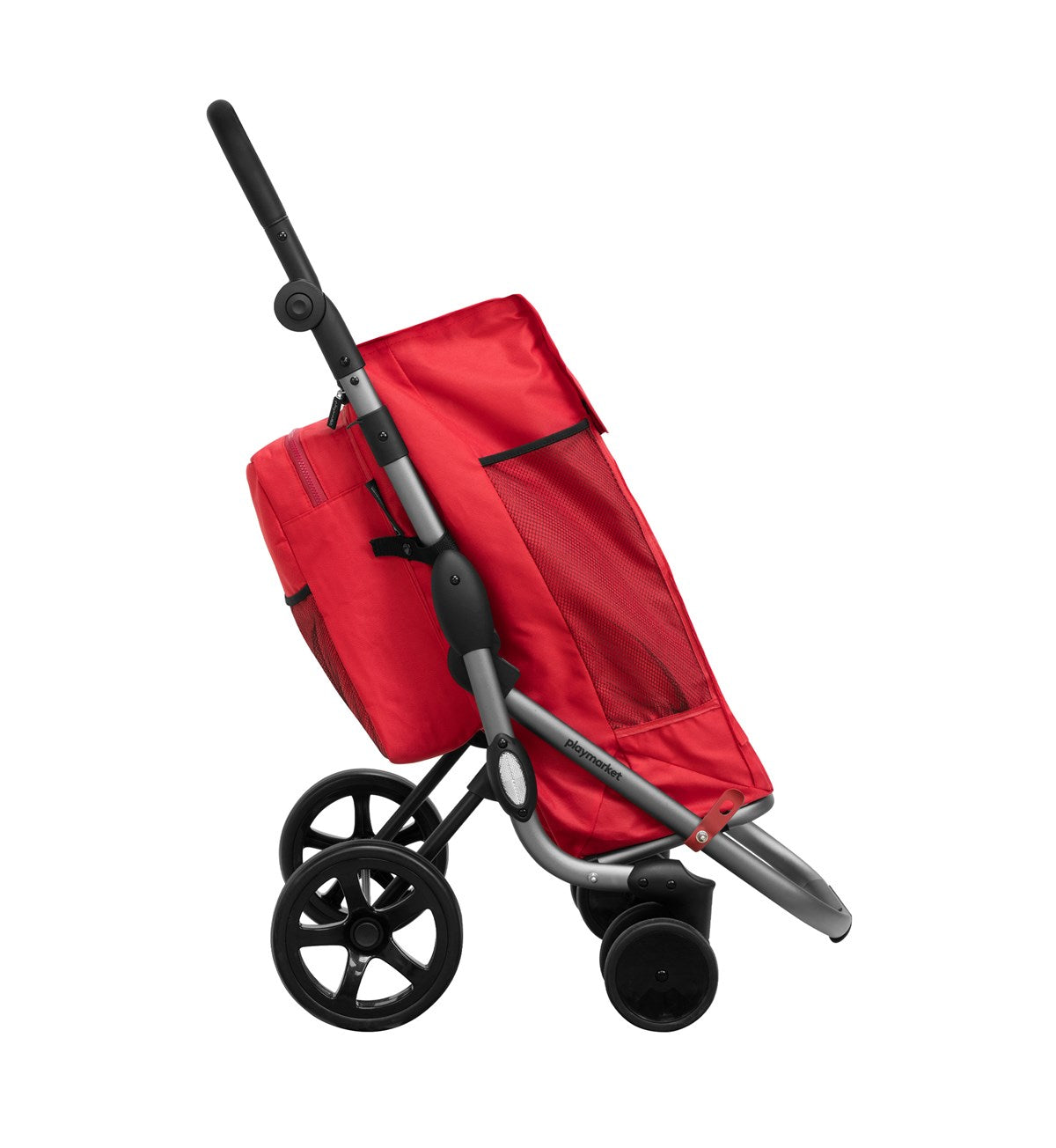 Playmarket Go Plus Premium Folding Shopping Trolley with Thermal Bag – 53.5L