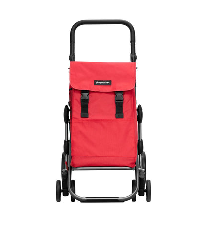 Playmarket Go Plus Premium Folding Shopping Trolley with Thermal Bag – 53.5L
