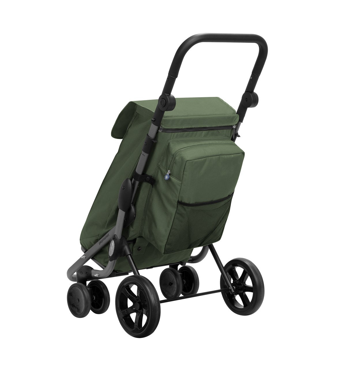 Playmarket Go Plus Premium Folding Shopping Trolley with Thermal Bag – 53.5L