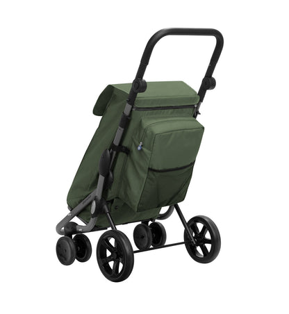 Playmarket Go Plus Premium Folding Shopping Trolley with Thermal Bag – 53.5L