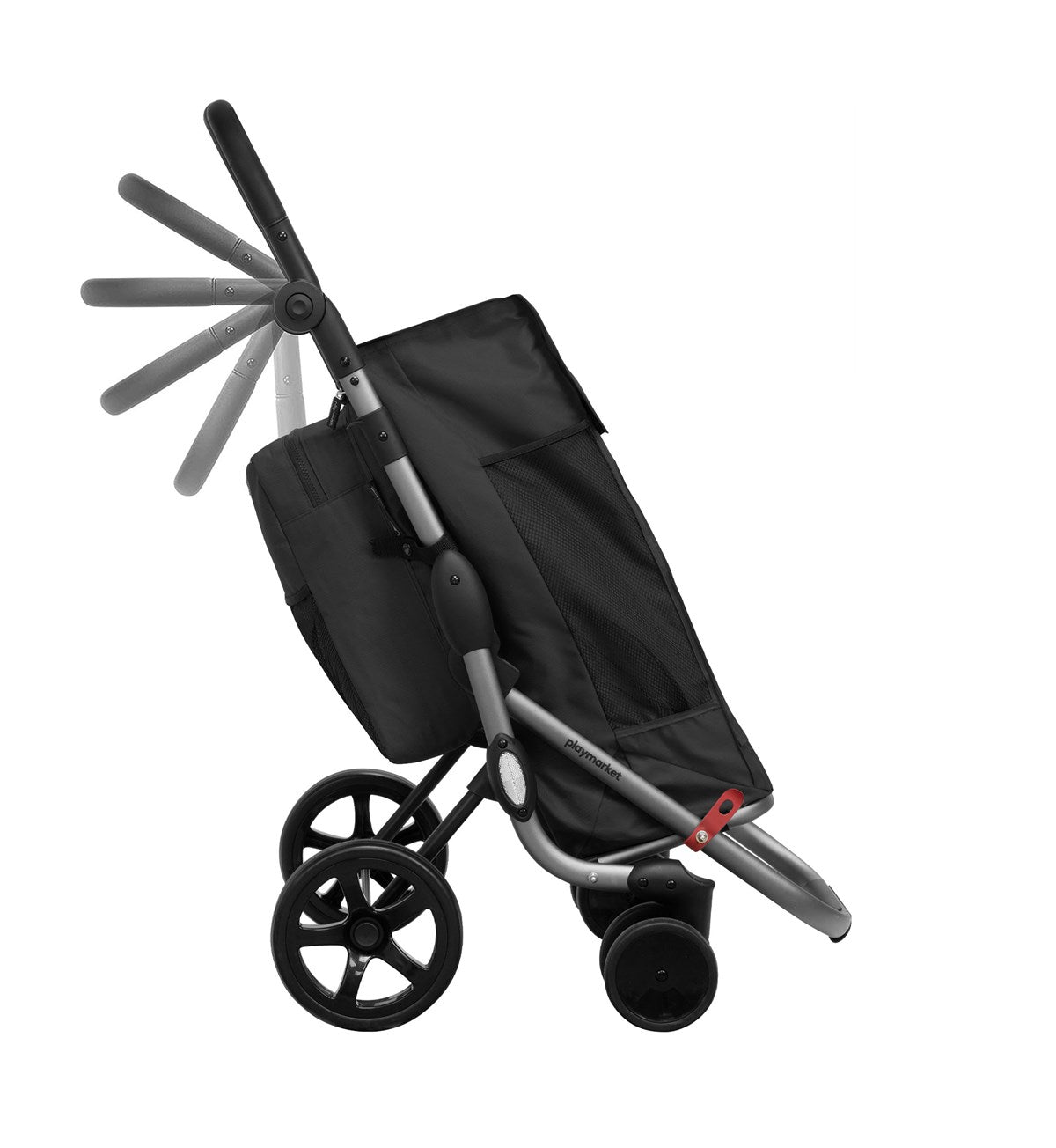 Playmarket Go Plus Premium Folding Shopping Trolley with Thermal Bag – 53.5L