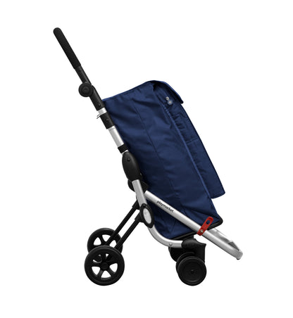 Playmarket Go Up Original 2 or 4 Wheel Folding Shopping Trolley – 39.5L with Thermal Pocket