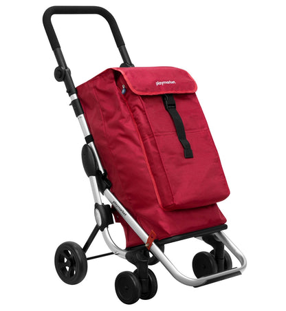 Playmarket Go Up Original 2 or 4 Wheel Folding Shopping Trolley – 39.5L with Thermal Pocket