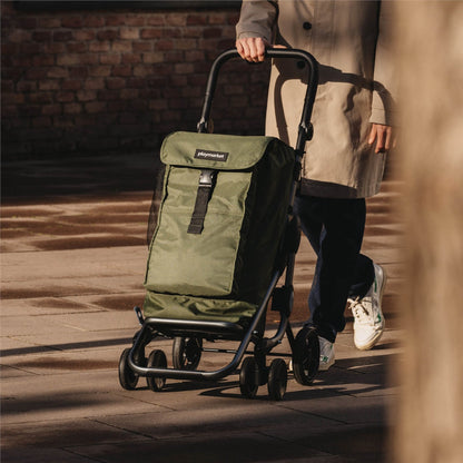 Playmarket Go Up Original 2 or 4 Wheel Folding Shopping Trolley – 39.5L with Thermal Pocket